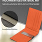 Kronenschein Slim Wallet mit Münzfach & RFID Schutz Schwarz-Orange