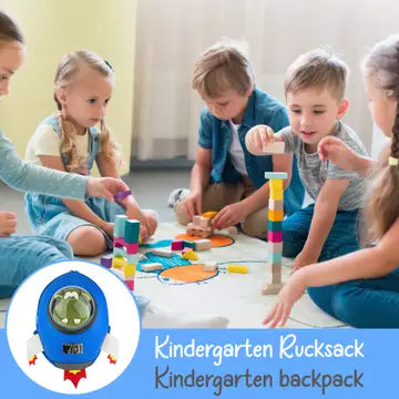 HECKBO Rucksack Rakete mit Sichtfenster