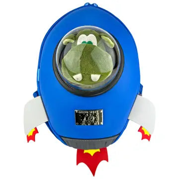 HECKBO Rucksack Rakete mit Sichtfenster