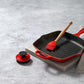 Le Creuset Signature Gusseisen-Grillpfanne 26 cm – Kirschrot