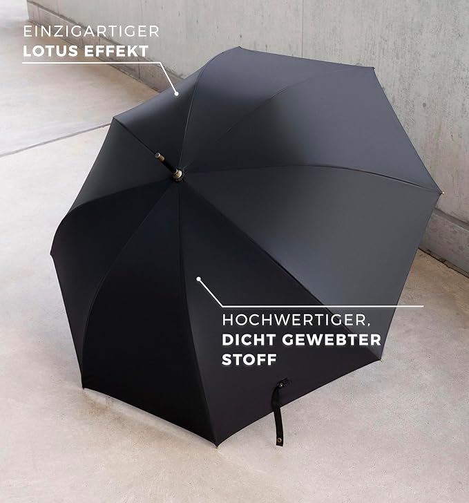 Sapor Design Stockschirm XXL - Schwarz