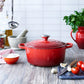 Le Creuset Signature Gusseisen-Bräter Ø 28 cm – Kirschrot