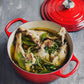 Le Creuset Signature Gusseisen-Bräter Ø 28 cm – Kirschrot