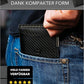 Kronenschein Slim Wallet Carbon RFID Schutz TÜV-geprüft – 6 Kartenfächer & Edelstahl Geldklammer