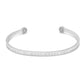 Simple Pledge "Do More of What Makes You Happy" Armreif - Silber - Blind
