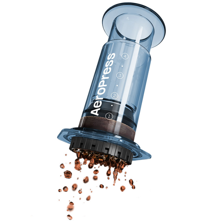 AeroPress Kaffeemaschine - Clear Blue