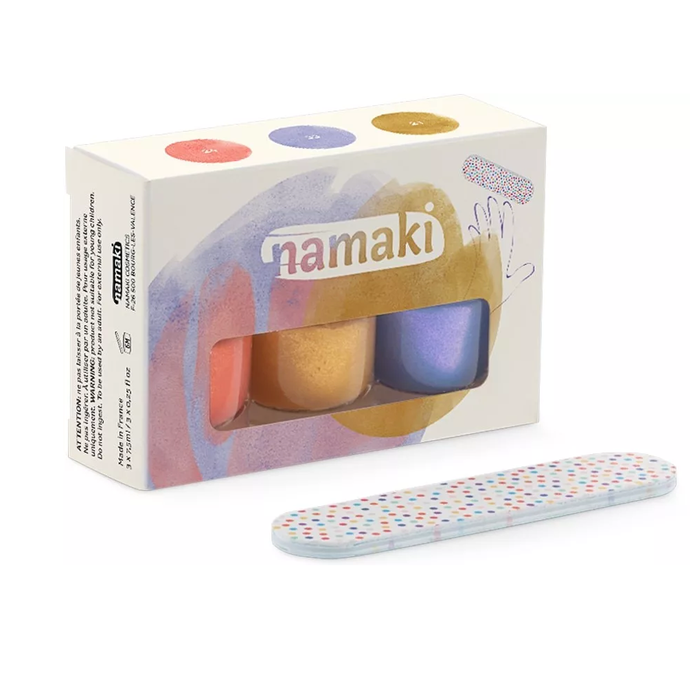Namaki Cosmetics 3 Nagellacke „Sunset“