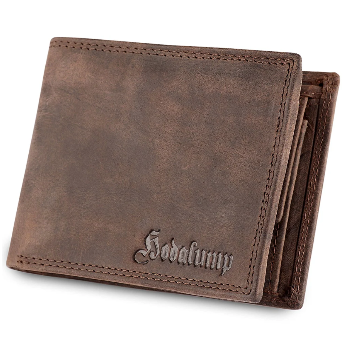 Hodalump Geldbörse classic – Echtleder - Braun