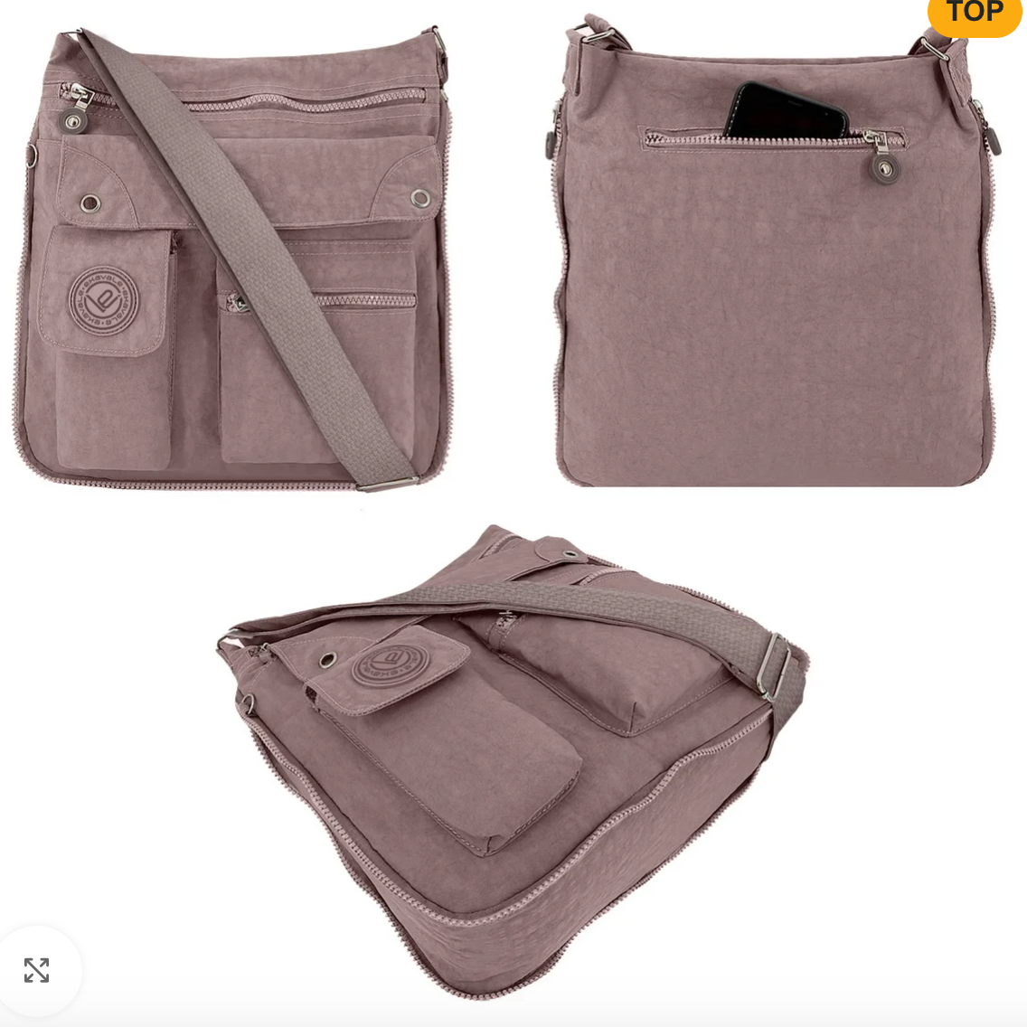 Bag Street Handtasche - dunkel-Rosa