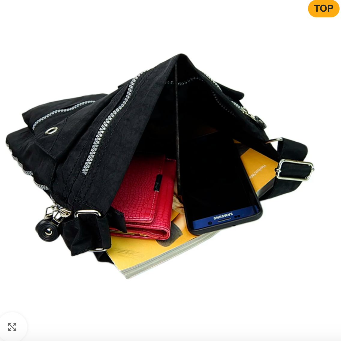 Bag Street Handtasche - schwarz