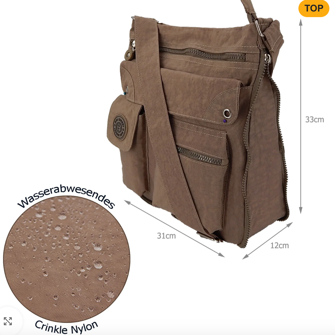 Bag Street Handtasche - stone