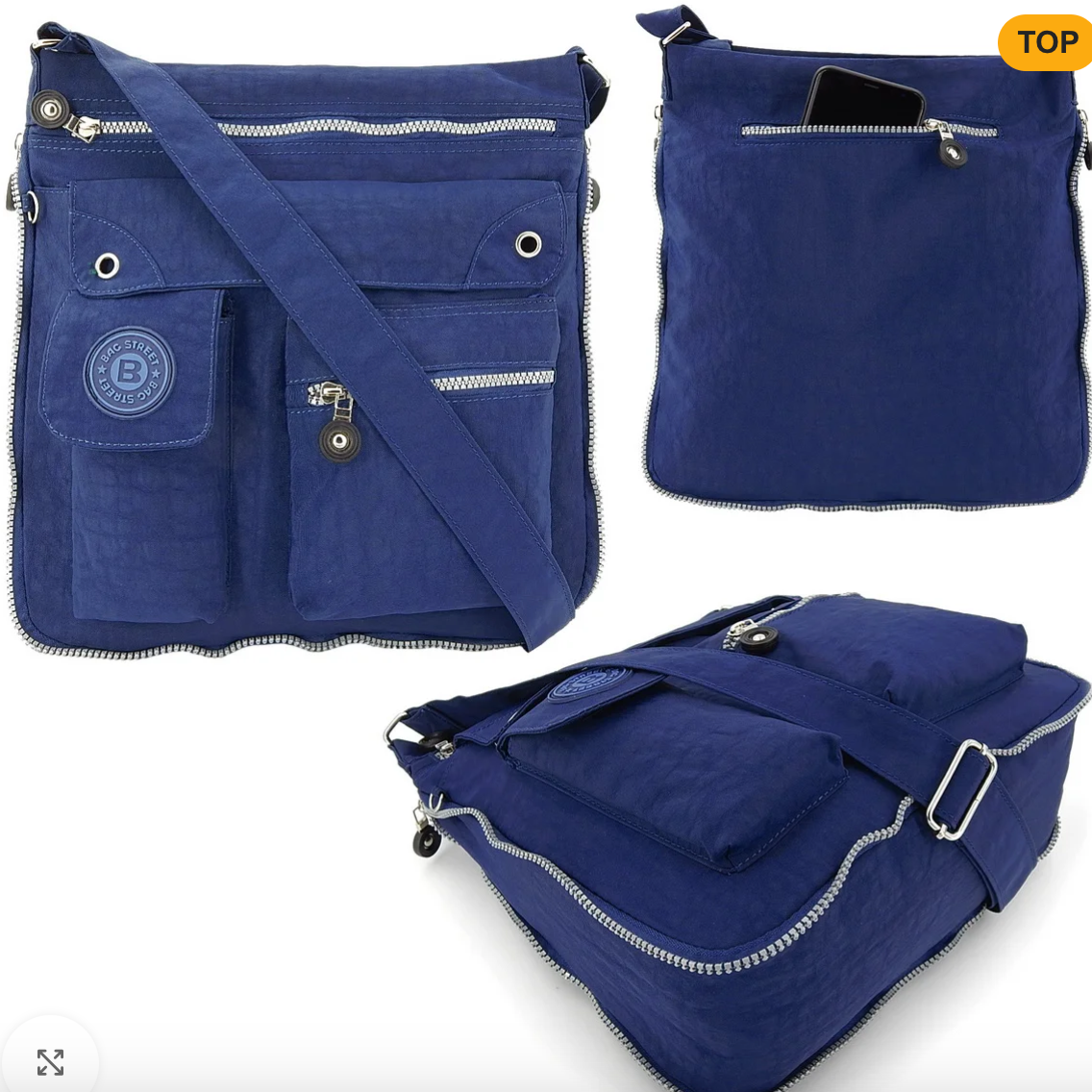 Bag Street Handtasche - Marineblau
