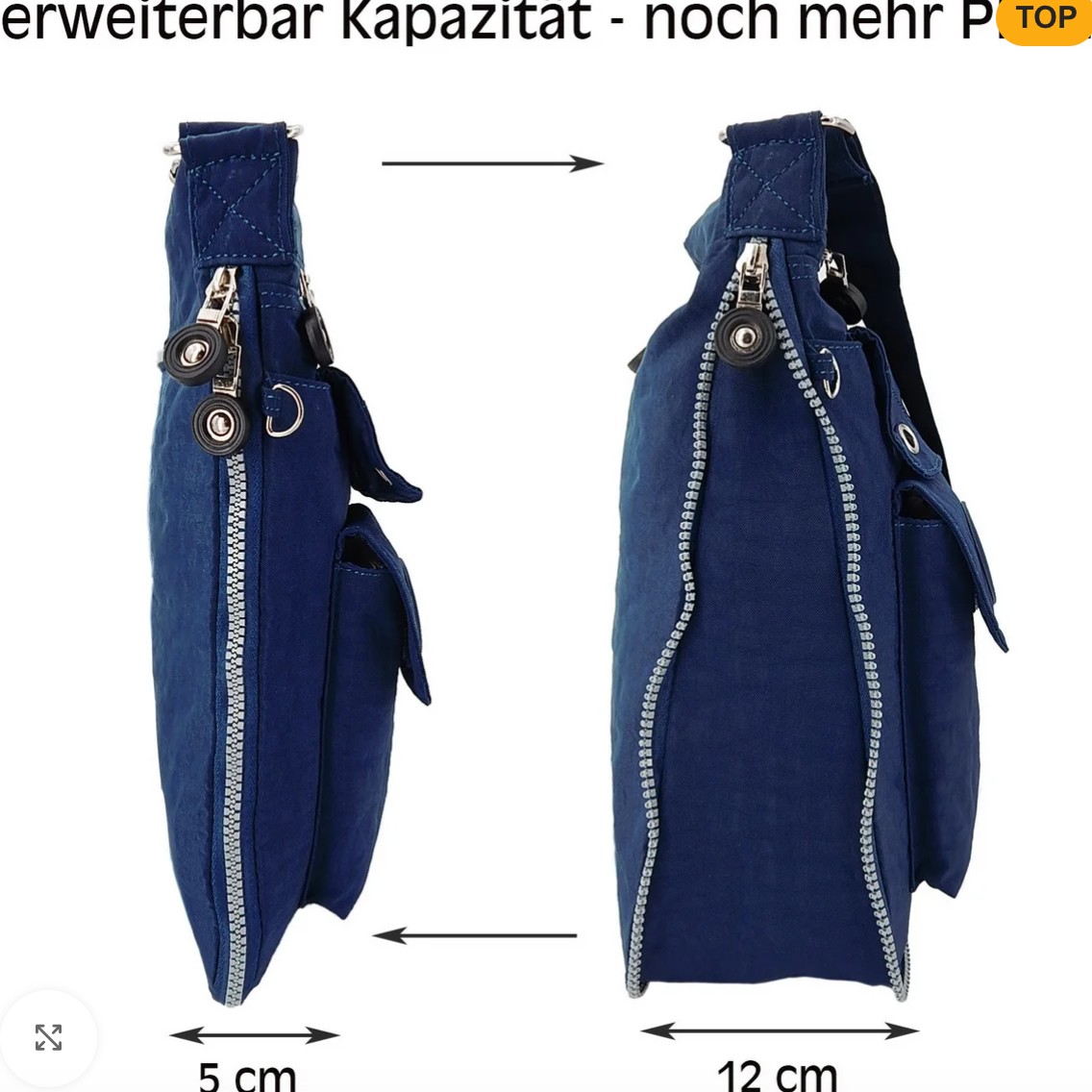 Bag Street Handtasche - Marineblau