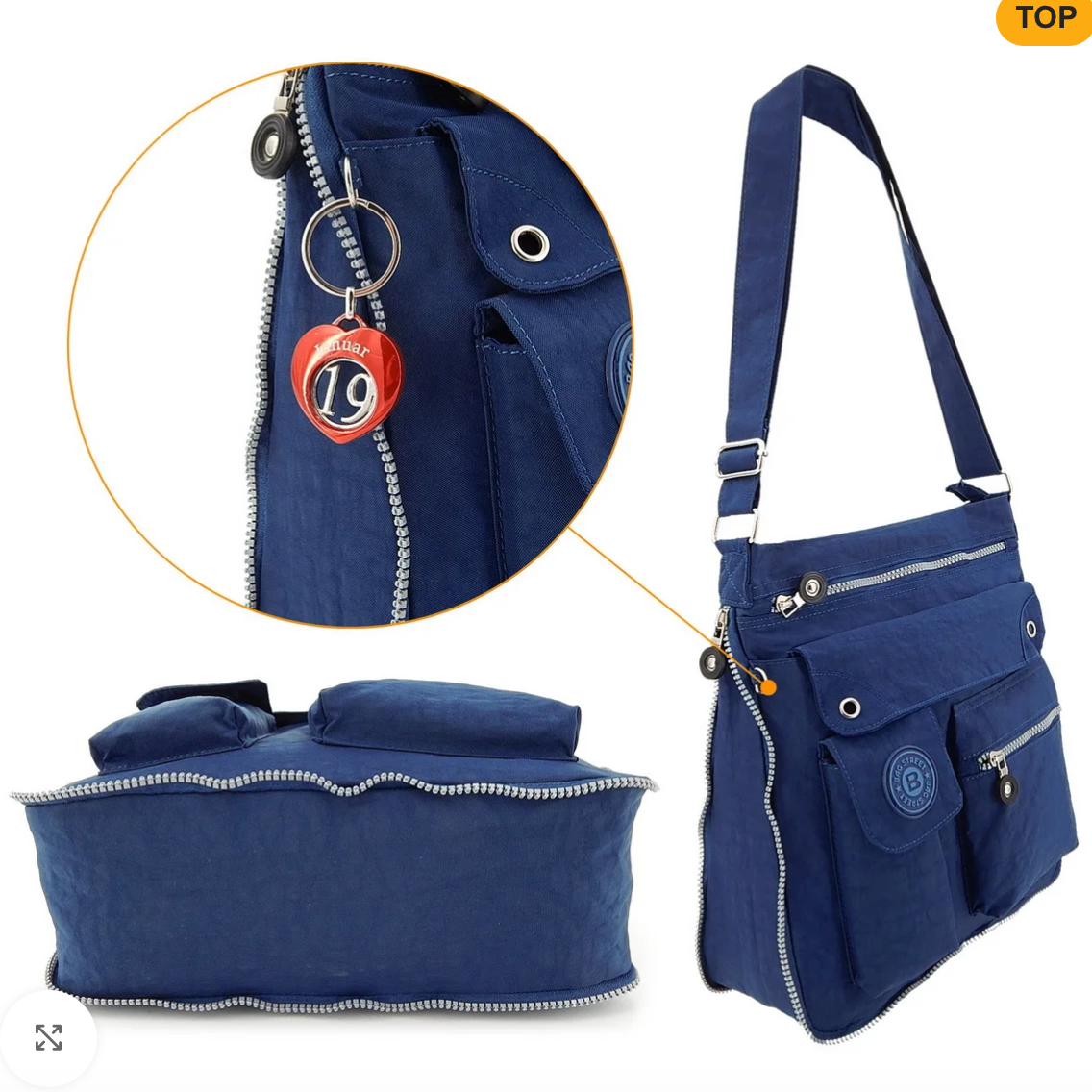 Bag Street Handtasche - Marineblau