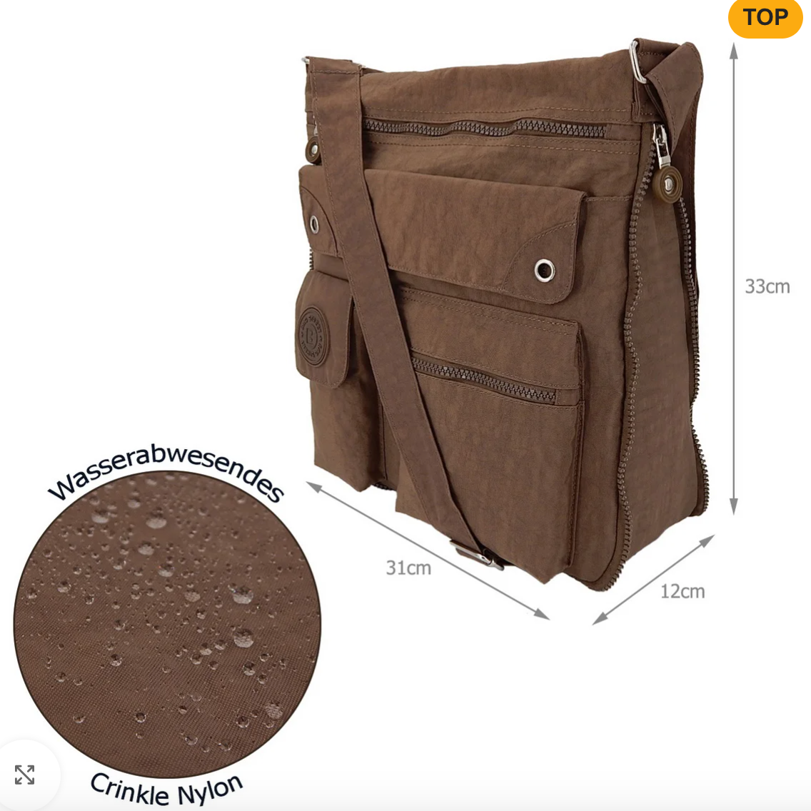 Bag Street Handtasche - Braun