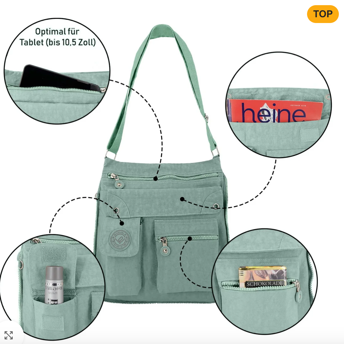Bag Street Handtasche-Mint