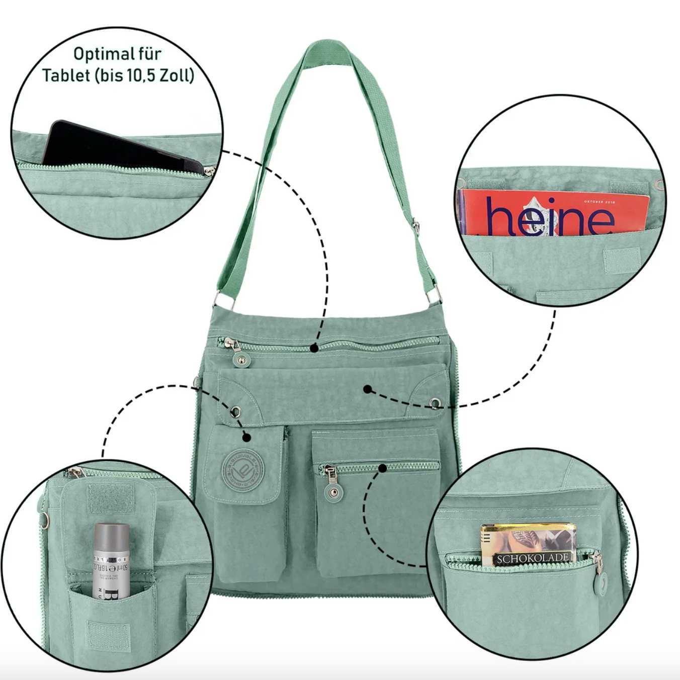 Bag Street Handtasche-Mint