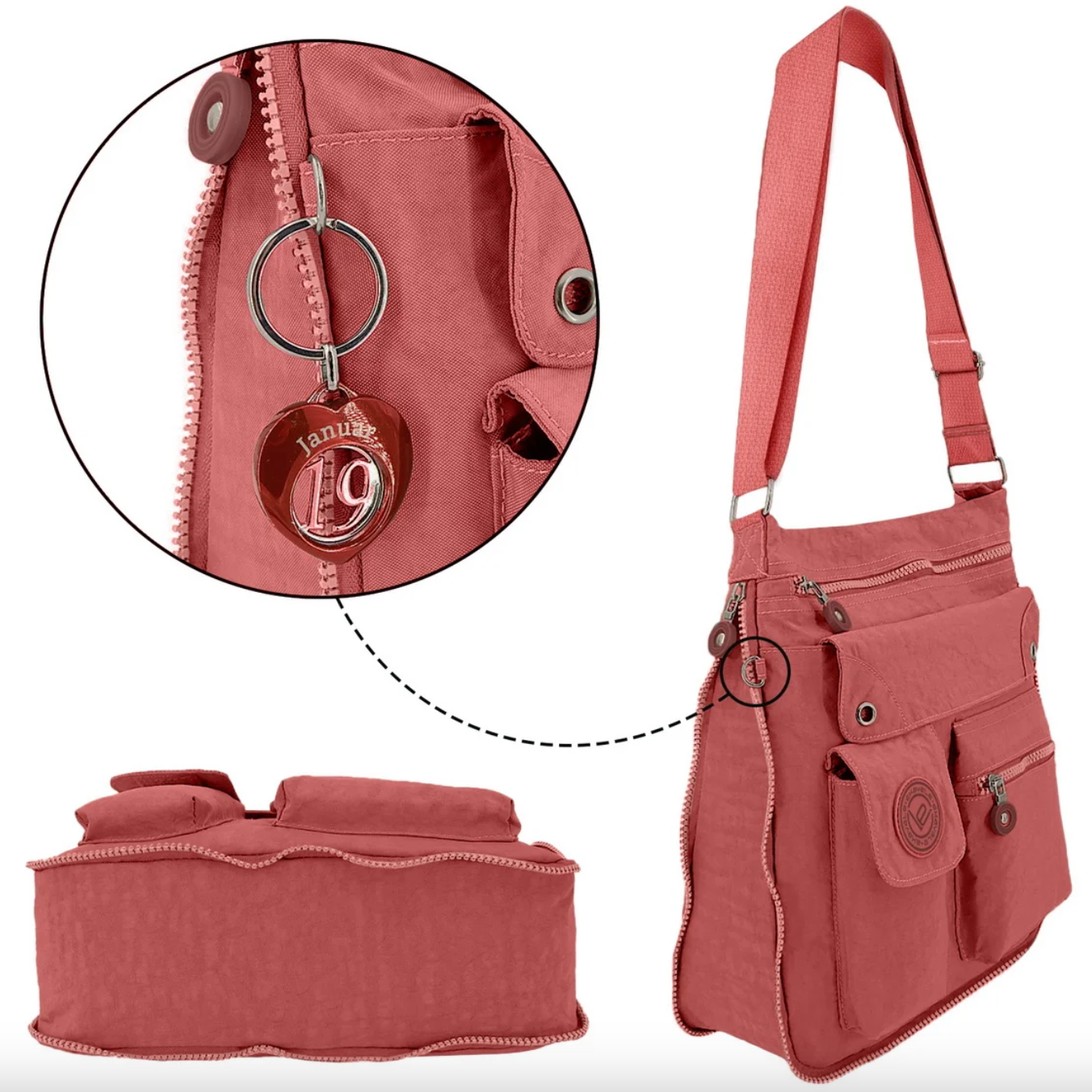 Bag Street Handtasche-Koralle