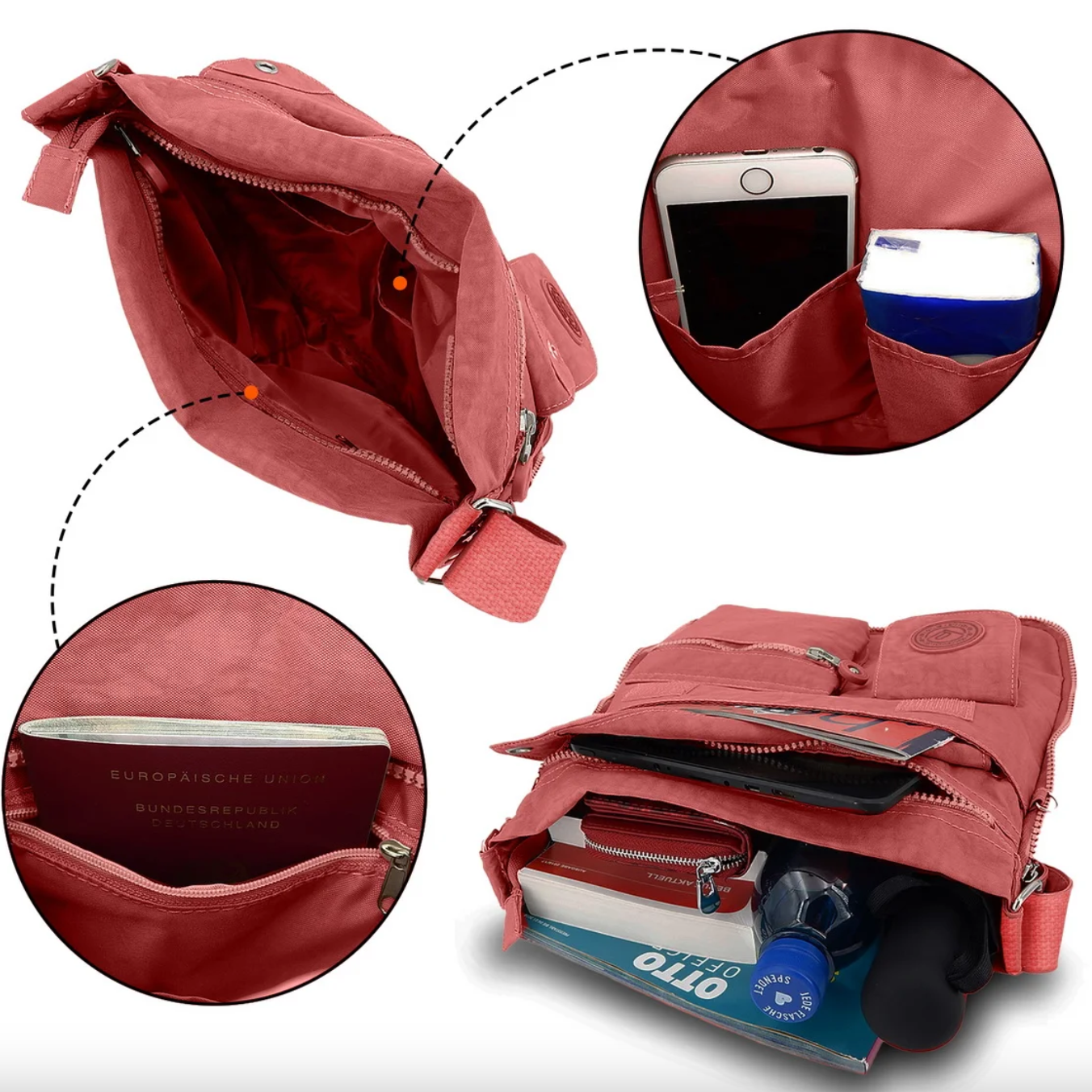 Bag Street Handtasche-Koralle