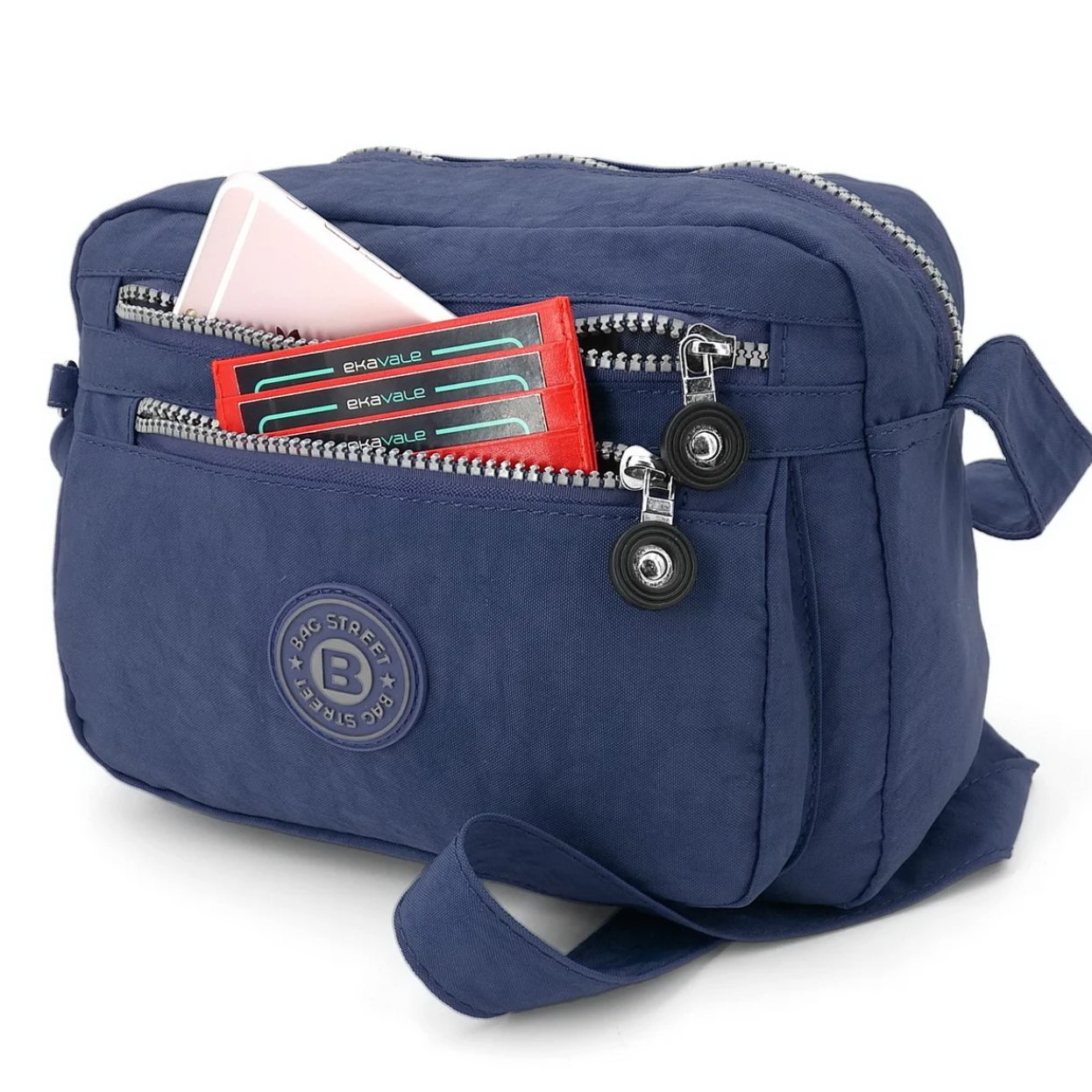Bag Street Kleine Umhängetasche - Navy