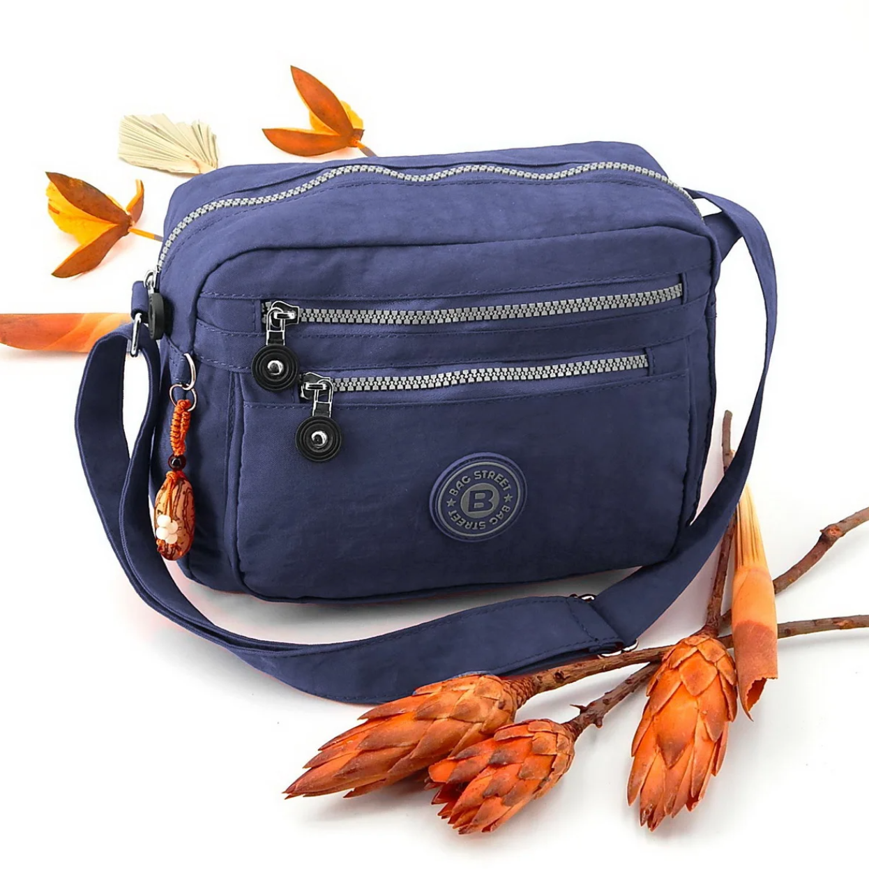 Bag Street Kleine Umhängetasche - Navy