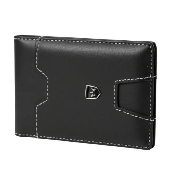 Kronenschein Slim Wallet - RFID Schutz - schwarz