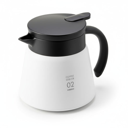 Hario V60 Teekanne 550 ml Weiß Edelstahl Kunststoff 16x13x14 cm 600 g