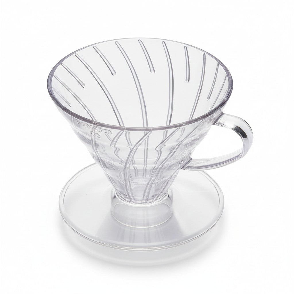 HARIO Kaffee-Dripper VDR-01-T transparent | 1–2 Tassen | spülmaschinenfest | Good Design Award