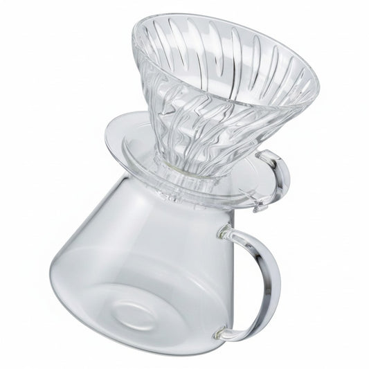 HARIO V60 Brühset Glas 600 ml Pour Over Set