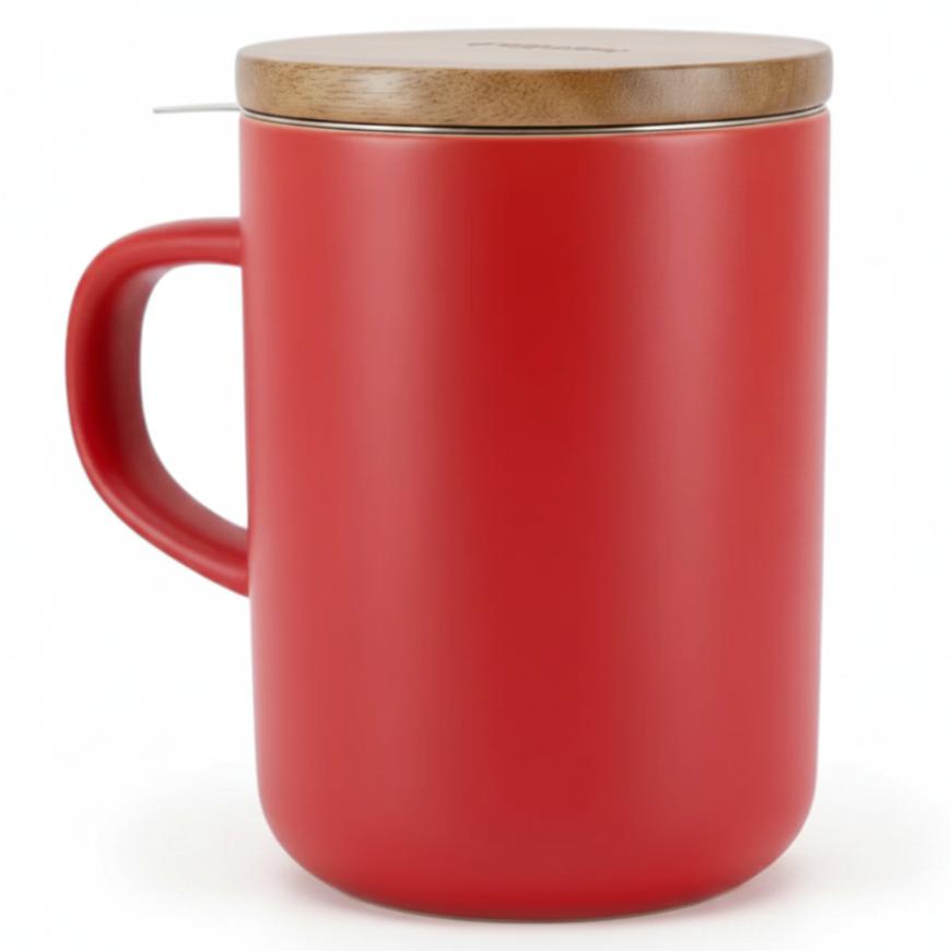 OGO LIVING Juliet Kräuterteebecher 475 ml – Paprikarot