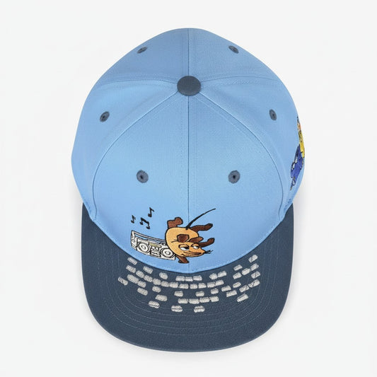 koaa Maus Elefant Ente Boombox Snapback Blau/Grau