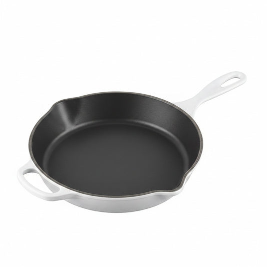 Le Creuset Gusseisen-Bratpfanne 26 cm 2L Meringue Induktion Backofen geeignet