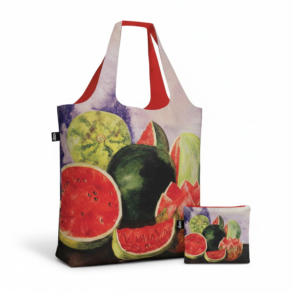 LOQI Frida Kahlo Viva la Vida Watermelons Einkaufstasche