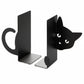 Balvi Buchstützen Set Katze Schwarz – Hidden Cat Bücherregal Deko 2-teilig