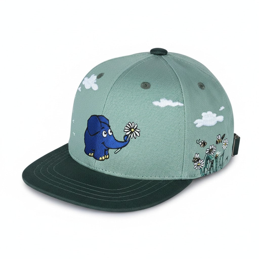 koaa Sendung mit der Maus Elefant Kinder Snapback Cap Grün verstellbar