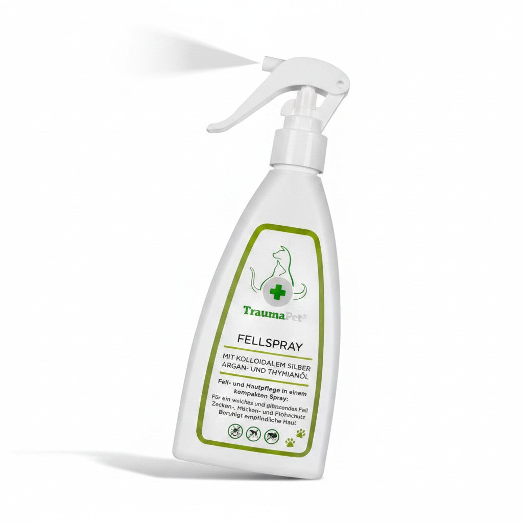 TraumaPet Fellspray Zeckenschutz für Hunde & Katzen 200 ml
