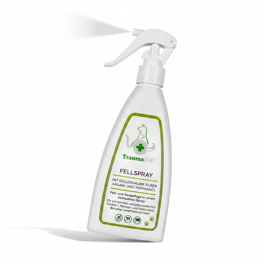 TraumaPet Fellspray Zeckenschutz für Hunde & Katzen 200 ml