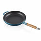 Le Creuset Signature Gusseisen Bratpfanne 28 cm Holzgriff Deep Teal