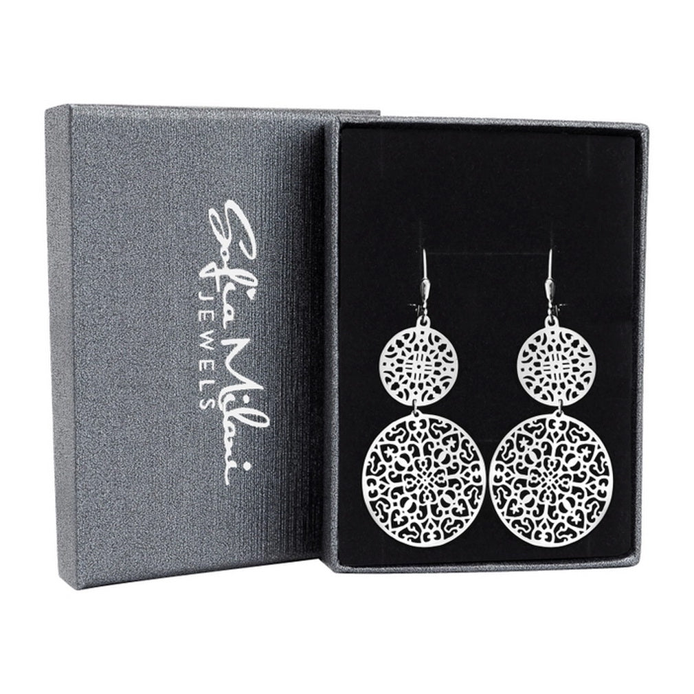 Sofia Milani Ornament Ohrhänger aus 925 Sterling Silber – Elegante Ohrringe