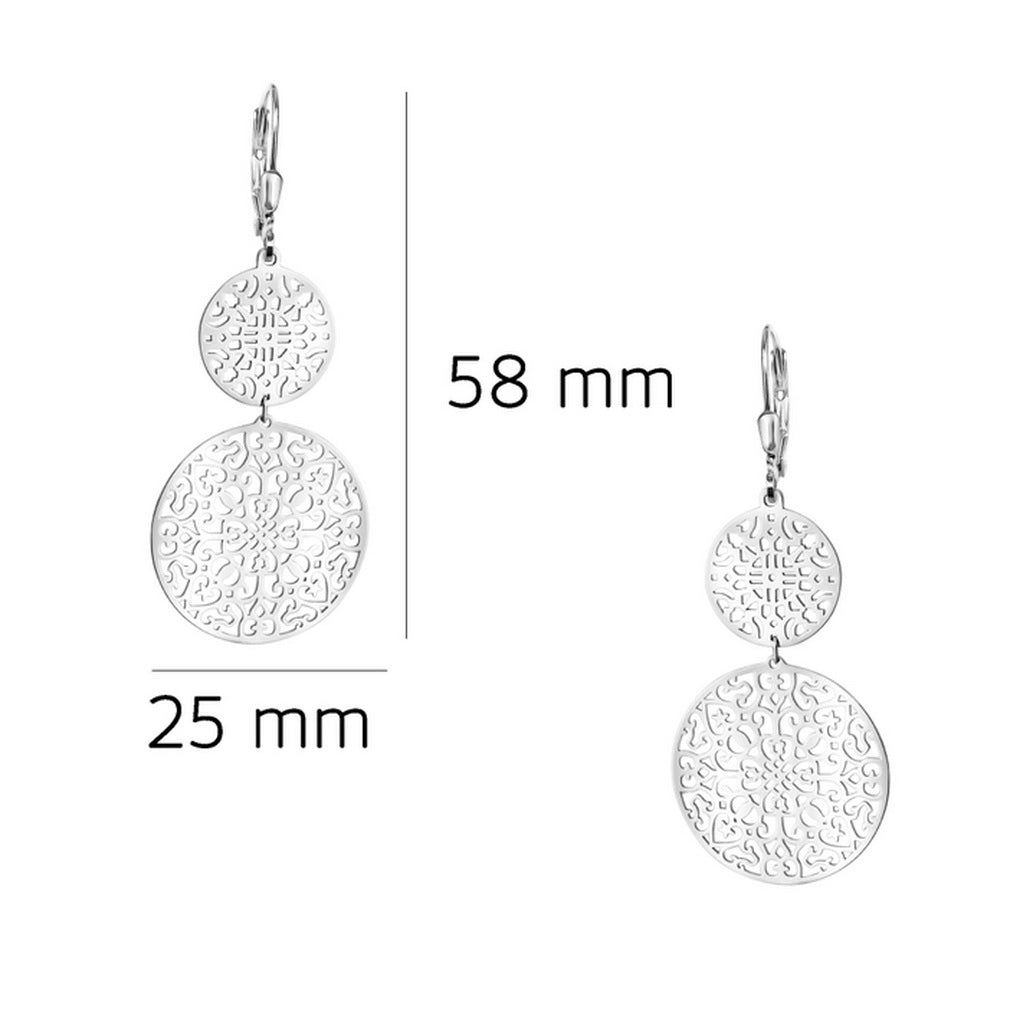 Sofia Milani Ornament Ohrhänger aus 925 Sterling Silber – Elegante Ohrringe