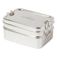 ECO Brotbox Dabba Magic - zweilagige Brotdose + Snackbox aus Edelstahl | 900 ml