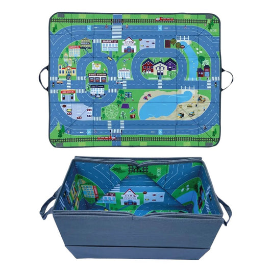 HECKBO 4-in-1 Organizer Spielmatte Box