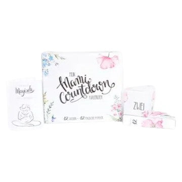 Mami Countdown Kalender - Geschenkset für werdende Mamas