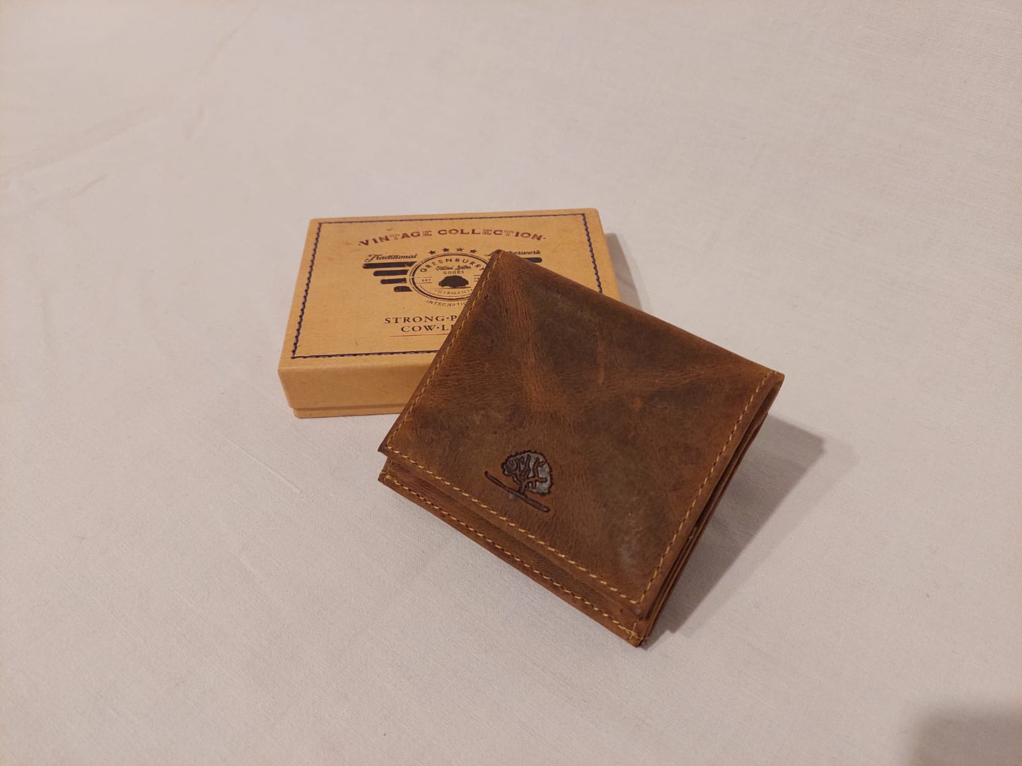 Greenburry Wiener Schachtel 1808-25 Geldbörse aus Leder