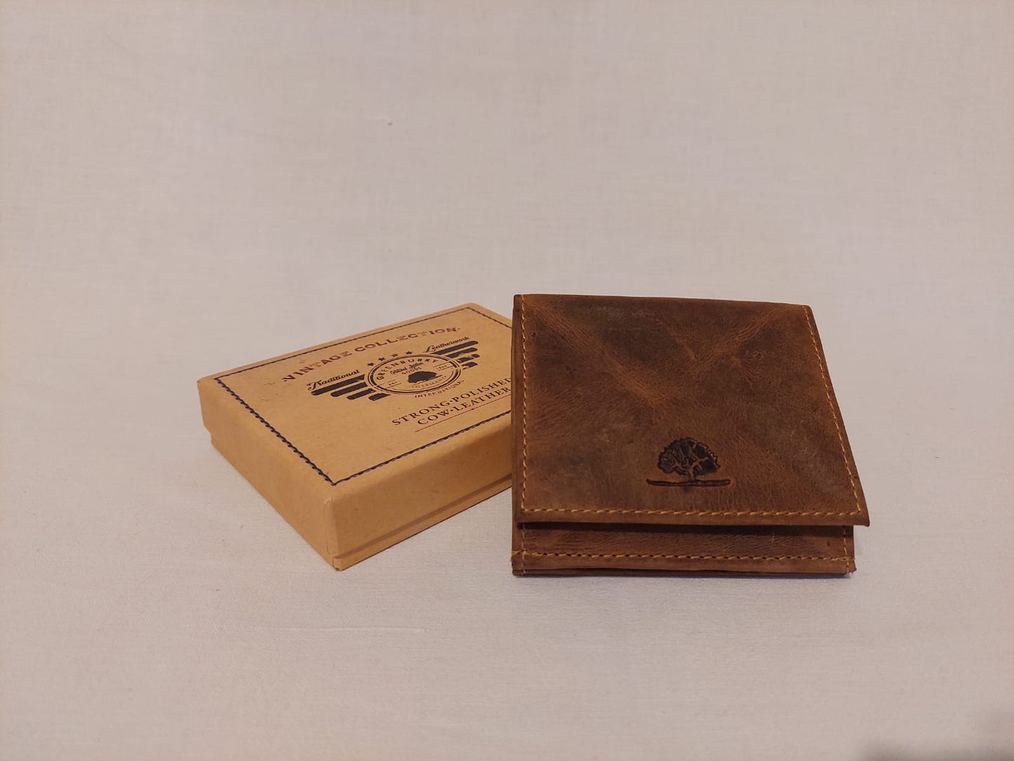 Greenburry Wiener Schachtel 1808-25 Geldbörse aus Leder