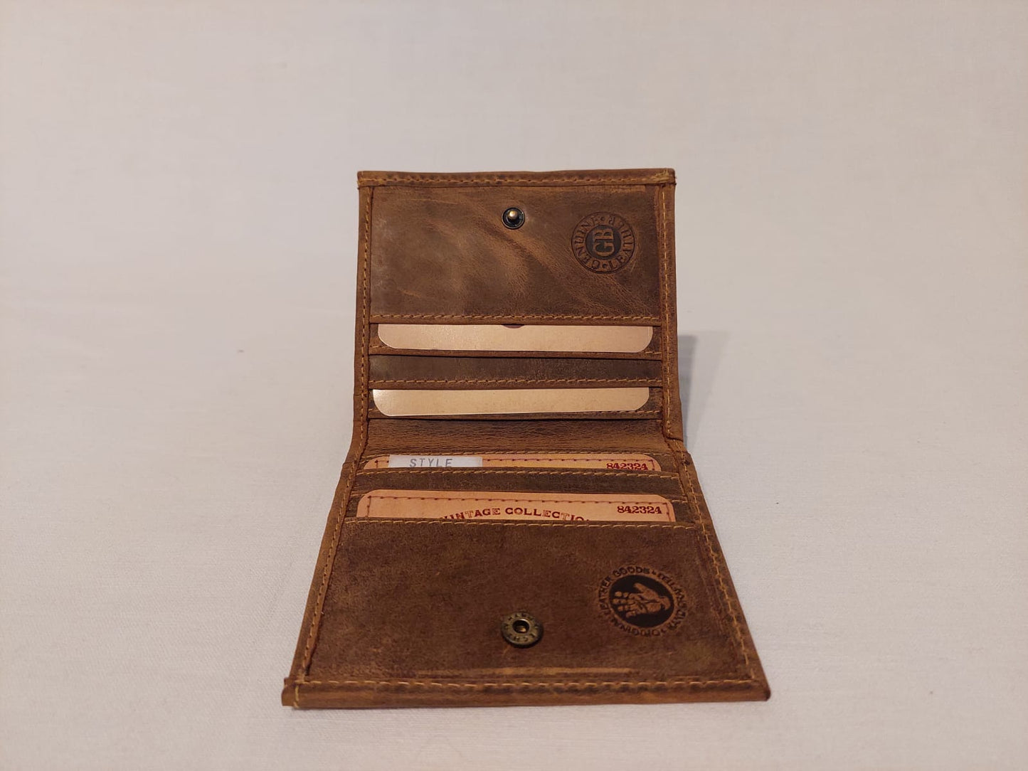 Greenburry Wiener Schachtel 1808-25 Geldbörse aus Leder