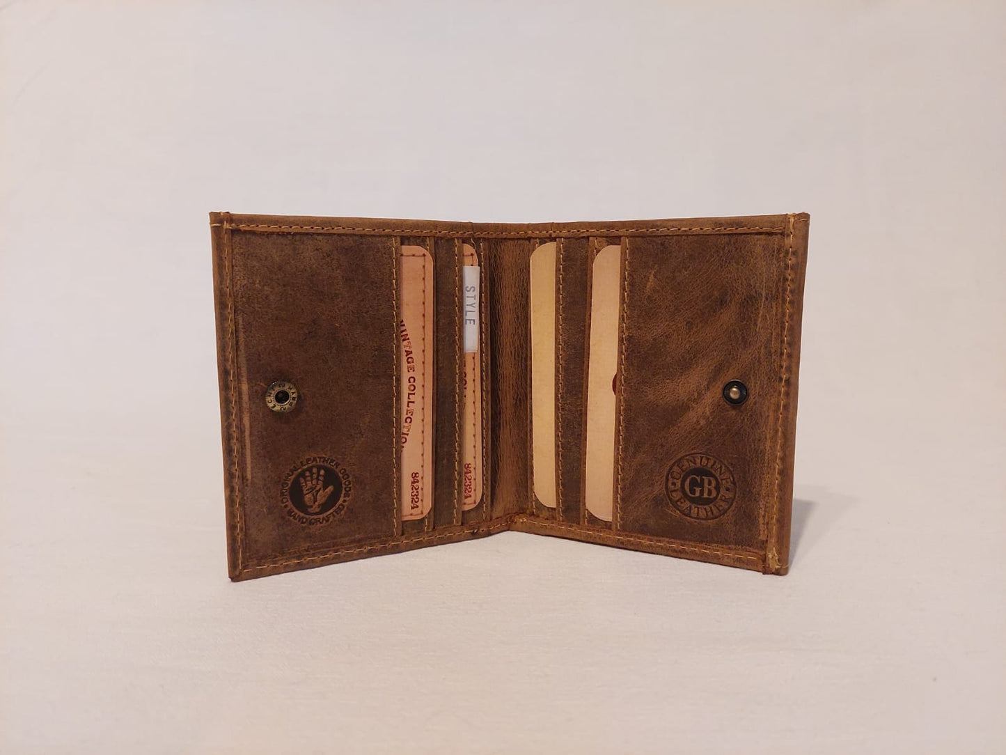 Greenburry Wiener Schachtel 1808-25 Geldbörse aus Leder