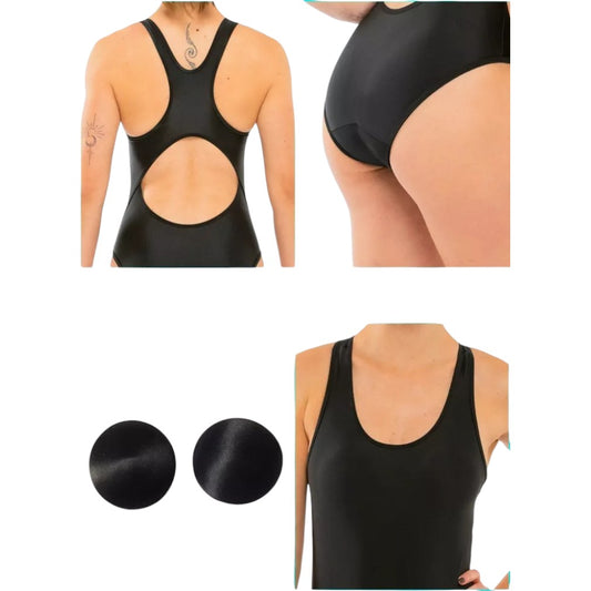 Sorio® Menstruationsschwimmbadeanzug Lola – Komfortable Bademode - Größe M