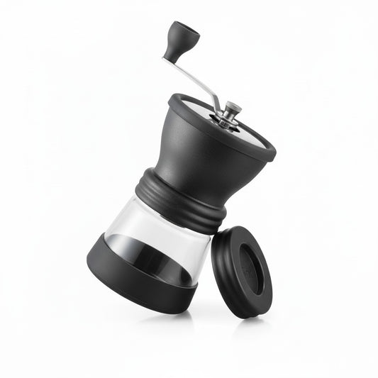 HARIO Skerton N Keramik Kaffeemühle – mit 100 g Frischhaltedose