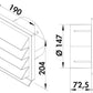 Naber - COMPAIR® flow K-Jal 150 Außenjalousie - Anthrazit
